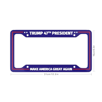 Trump 47th President - License Plate Frame
