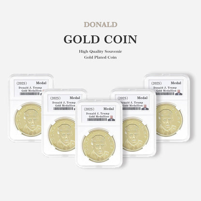 President Trump Victory Gold Coin 2025 - 47 President Edition!