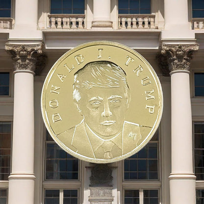 President Trump Victory Gold Coin 2025 - 47 President Edition!